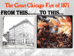 The Great Chicago Fire of 1871 - Nutley Public School District