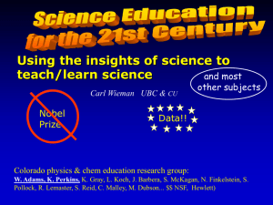 Science education in the 21st century