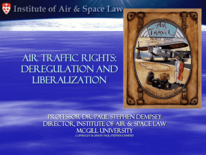 Air traffic rights - McGill University