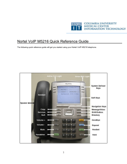 Mitel 5320 IP Phone Quick Reference Guide