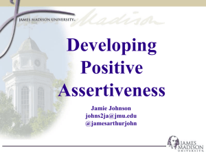 assertiveness - it