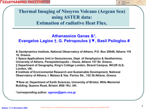 Thermal Imaging of Nissyros Volcano (Aegean Sea)