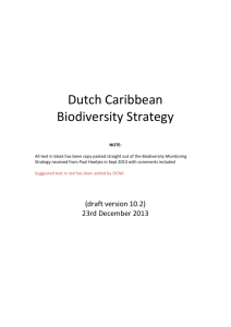 Biodiversity Strategy (draft version 10.2)
