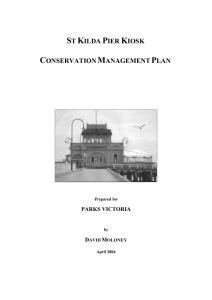 St. Kilda Pier Kiosk Conservation Management Plan