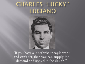 Charles *Lucky* Luciano