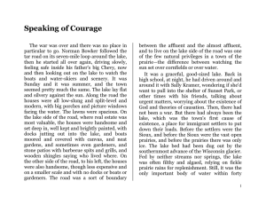 Speaking of Courage and Notes