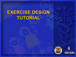 Exercise Design Tutorial