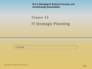 IT Strategic Planning