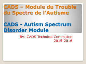 CADS ASD/ CI Training