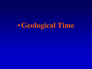 Chapter 23 - "Geologic Time"