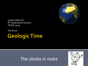 Geologic Time - Personal.psu.edu