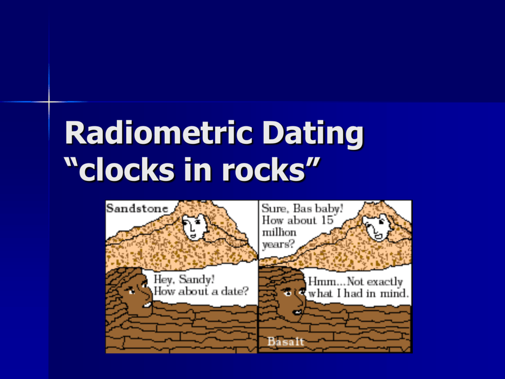 Isotopic dating rocks