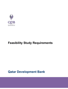 Feasibility Study Requirements