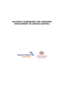 National Framework for Consumer Involvement in