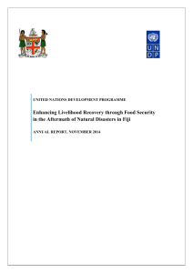 Annual Report Fiji Livelihoods Project