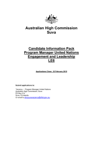 Applying for a Job with an Australian Embassy, High