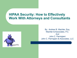 hipaa security overview - Global Health Care, LLC