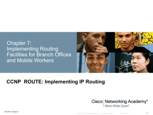 ROUTE Chapter 7 - Faculty Website Directory