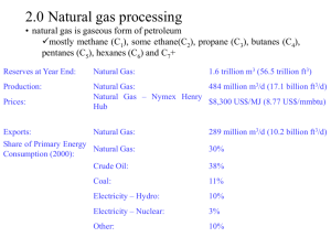 Natural Gas Liquid (NGL) Specifications