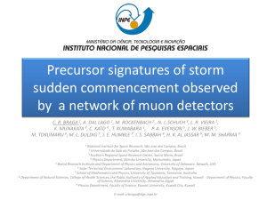 Precursor signatures of the storm sudden