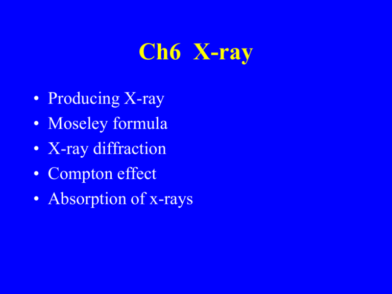 X rays