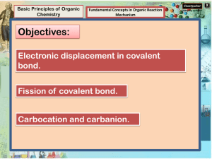 Homologus Series Fundamental Concepts in Organic Reaction