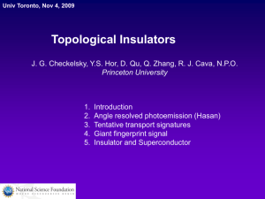 Introduction to Topological Insulators (U