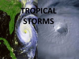 YR11 tropical storms powerpoint