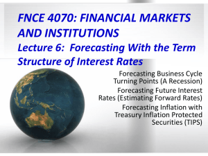 Forecasting with the Term Structure of Interest Rates