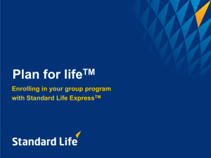 Plan for life - Standard Life