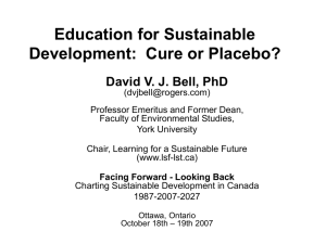 Cure or Placebo? - International Institute for Sustainable Development