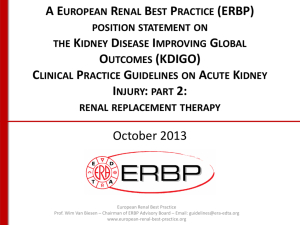 slides - European Renal Best Practice