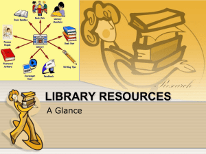 LIBRARY RESOURCES