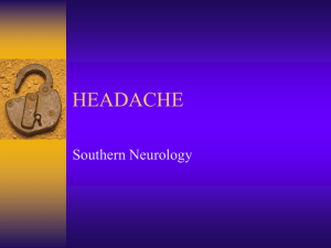 headache - Southern Neurology