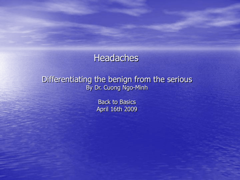 Headaches