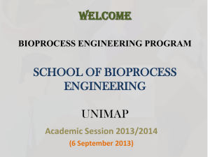 bioprocess engineering program school of