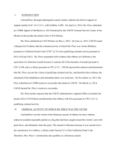 Sample Brief for Appeal of I-918 Denial