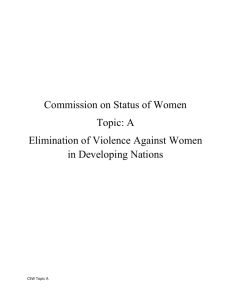 Commission on Status of Women