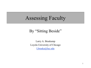 Assessing Faculty - Loyola University Chicago