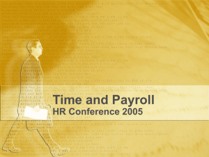 Time and Payroll - Department of Management Services