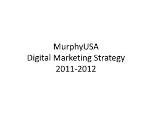 MurphyUSA Digital Marketing Strategy 2011-2012