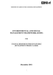 environmental and social - Documents & Reports