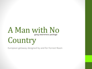 A Man with No Country