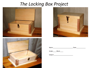 The Locking Box Project