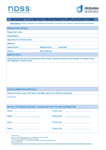 request to contact registrants application form
