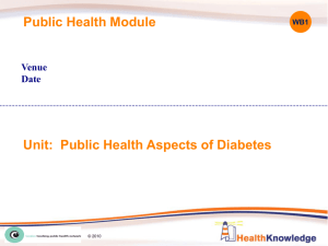 Presentation - Health Knowledge