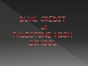 What is Dual Credit?