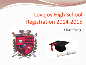 Required - Lovejoy High School