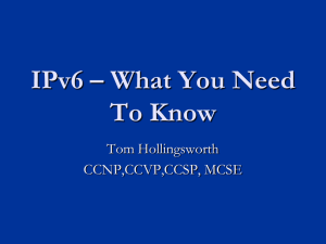 IPv6 - The Networking Nerd