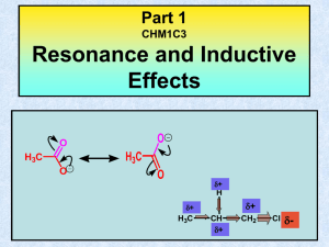Resonance and Inductive Effects